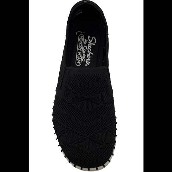 Skechers Vegan Washable Crochet Slip-Ons Sepulveda 2.0 Black - Medium - Picture 2 of 3